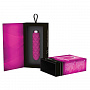 Розовый текстурированный вибромассажер Charms Plush Raspberry Pink Jopen JO-8040-00-3 - цена 