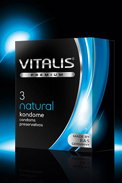 Классические презервативы VITALIS PREMIUM natural - 3 шт. R S GmbH VITALIS PREMIUM №3 natural с доставкой 