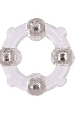    4  MENZSTUFF STUD RING CLEAR Dream Toys 21180   