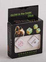 Светящиеся в темноте игровые кости для любовных игр White Label 47402-MM с доставкой 