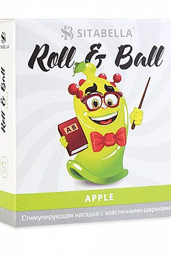 Стимулирующий презерватив-насадка Roll   Ball Apple Sitabella 1428 с доставкой 