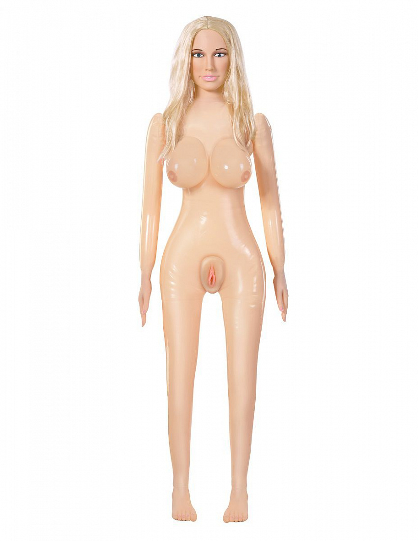 Надувная кукла Hannah Harper Life-Size Love Doll с реалистичными вставками Pipedream RD300 - цена 