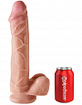    Dual Density 12  Cock with Balls - 30,5 . Pipedream PD5711-21 -  