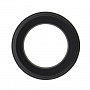 Чёрное силиконовое эрекционное кольцо PLAY CANDI MALLOW POP BLACK Seven Creations 50794 - цена 