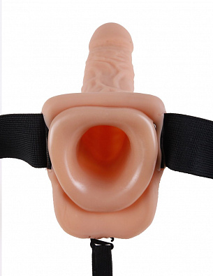    Hollow Strap-On with Balls - 18,9 . Pipedream PD3373-21 -  4 764 .