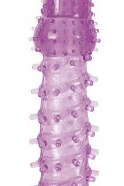 Фиолетовая насадка, удлиняющая половой член, BIG BOY - 13,5 см. ToyFa 888006-4 с доставкой 