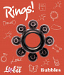 Чёрное эрекционное кольцо Rings Bubbles Lola toys 0112-31Lola - цена 