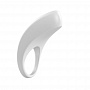 Белое эрекционное кольцо B7 с вибрацией OVO B7 WHITE - цена 