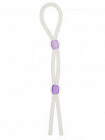   - SILICONE LASSO COCK RING DUAL BEADS NMC 170055   