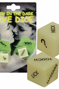 Кубики для любовных игр Glow-in-the-dark с надписями на английском Orion 07738750000 с доставкой 