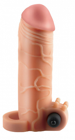      Vibrating Real Feel 1 Extension - 14 . Pipedream PD4118-21 -  4 372 .