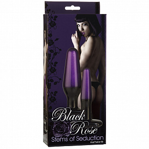 Набор пробок Black Rose - Anal Trainer Kit Doc Johnson 2302-05-BX - цена 