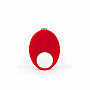 Красное эрекционное кольцо с вибрацией TLC CaliberVibrating Silicone Cock Ring Topco Sales 1006028 - цена 