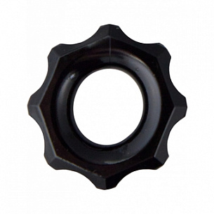 Чёрное эрекционное кольцо Spartan Bathmate BM-CR-SP - цена 