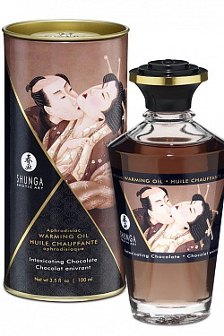 Массажное интимное масло с ароматом шоколада - 100 мл. Shunga 2209 с доставкой 