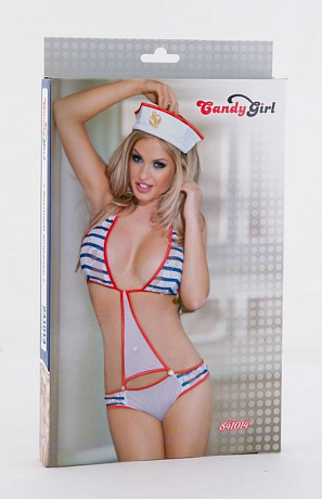 Игровой костюм морячки: боди и головной убор Candy Girl 841014 - цена 2 179 р.