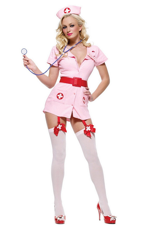 Розовый костюм похотливой медсестры Le Frivole 02211 с доставкой 