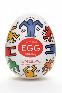 Мастурбатор-яйцо Keith Haring EGG DANCE Tenga KHE-002 с доставкой 