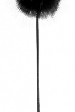 Черный стек Feather Crop с пуховкой на конце - 53,3 см. Pipedream PD4404-23 с доставкой 