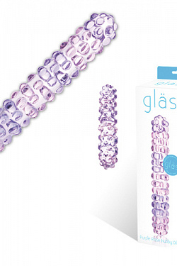 Двухцветный стик Purple Rose Nubby - 17,5 см. Glas GLAS-94 с доставкой 