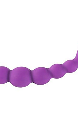 Фиолетовая анальная цепочка Bubble-Chain - 15 см. Adrien Lastic 20503 с доставкой 