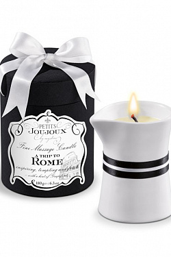 Массажное масло в виде большой свечи Petits Joujoux Rome с ароматом грейпфрута и бергамота MyStim 46701 с доставкой 