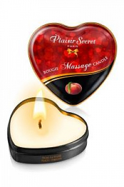 Массажная свеча с ароматом персика Bougie Massage Candle - 35 мл.  826069 с доставкой 