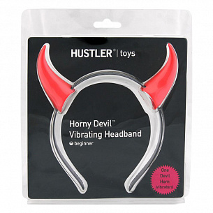 Ободок с вибрирующими рожками HORNY DEVIL Hustler H25113-11001 - цена 793 р.