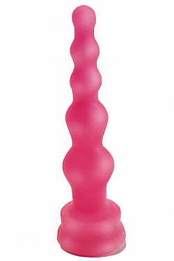Розовая анальная ёлочка - 17,5 см. LOVETOY (А-Полимер) 432400 с доставкой 