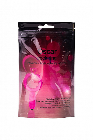 Розовое виброкольцо OSCAR Dibe GOX-53-3 - цена 