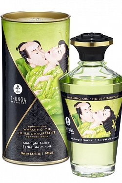 Массажное интимное масло с ароматом щербета - 100 мл. Shunga 2216 с доставкой 