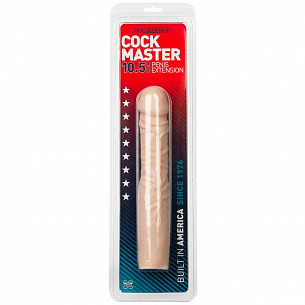 Удлиняющая насадка на пенис Cock Master - 26,7 см. Doc Johnson 0258-00-CD - цена 