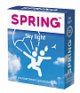 Ультратонкие презервативы SPRING SKY LIGHT - 3 шт. SPRING SPRING SKY LIGHT №3 - цена 192 р.