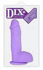 Фиолетовый фаллоимитатор на присоске DIX - 22 см. NMC 0512001 - цена 