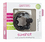 Чёрное эрекционное кольцо с вибрацией Sixshot  Shots Media BV SHT126BLK - цена 