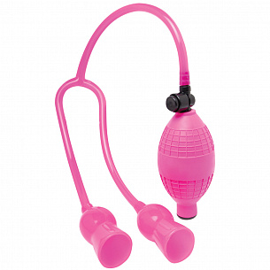 Розовая вакуумная помпа для сосков Nipple Suckers PD3874-00 2 591 р.