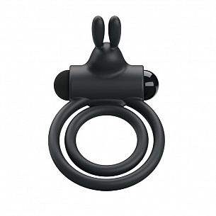Вибрирующее кольцо Osmond с подхватом мошонки Baile BI-210169 - цена 