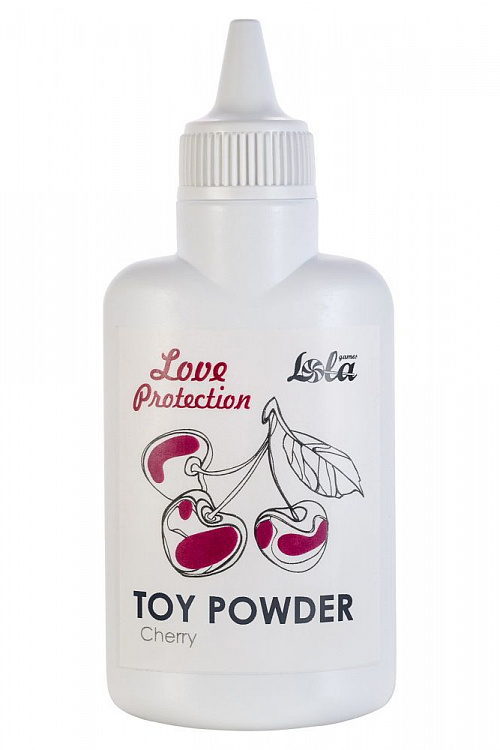 Пудра для игрушек Love Protection с ароматом вишни - 30 гр. Lola toys 1821-01Lola с доставкой 