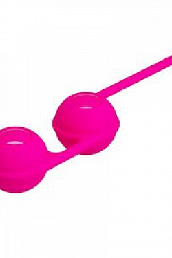 Ярко-розовые вагинальные шарики Kegel Tighten Up III Baile BI-014493 с доставкой 