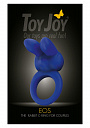 Синее эрекционное кольцо EOS THE RABBIT C-RING  Toy Joy 3006010054 - цена 
