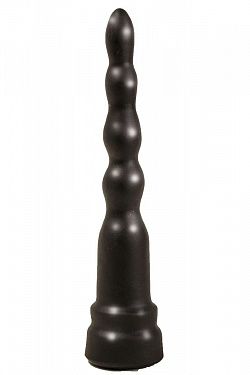 Чёрная анальная ёлочка из 5 звеньев - 20 см. LOVETOY (А-Полимер) 422500 с доставкой 