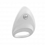 Белое эрекционное кольцо B7 с вибрацией OVO B7 WHITE - цена 