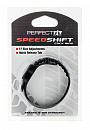 Чёрное регулируемое эрекционное кольцо Speed Shift Perfect Fit Brand SS-01B - цена 