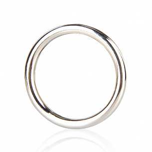 Стальное эрекционное кольцо STEEL COCK RING - 4.5 см. BlueLine BLM4002 - цена 