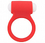 Красное эрекционное виброкольцо LIT-UP SILICONE STIMU RING 3 RED Dream Toys 21159 - цена 