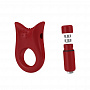 Красное эрекционное виброкольцо B2 OVO B2 RED - цена 