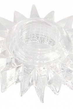 Прозрачное гелевое эрекционное кольцо-солнце ToyFa 818004-1 с доставкой 