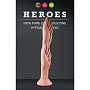 Стимулятор для фистинга в виде двух кулаков Heroes #24 Flesh - 28 см. O-Products 115-HE51 - цена 