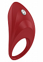 Красное эрекционное кольцо B7 с вибрацией OVO B7 RED - цена 