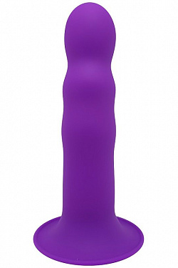 Фиолетовый фаллоимитатор двойной плотности Hitsens 3 - 17,7 см. Adrien Lastic 24023 с доставкой 